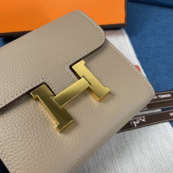 Hermes・レザー コンチネンタルウォレット 財布 折財布