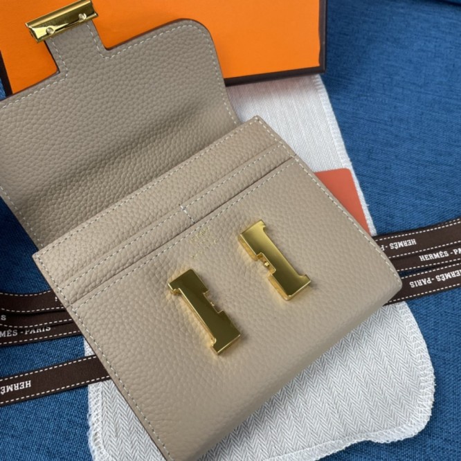 Hermes・レザー コンチネンタルウォレット 財布 折財布