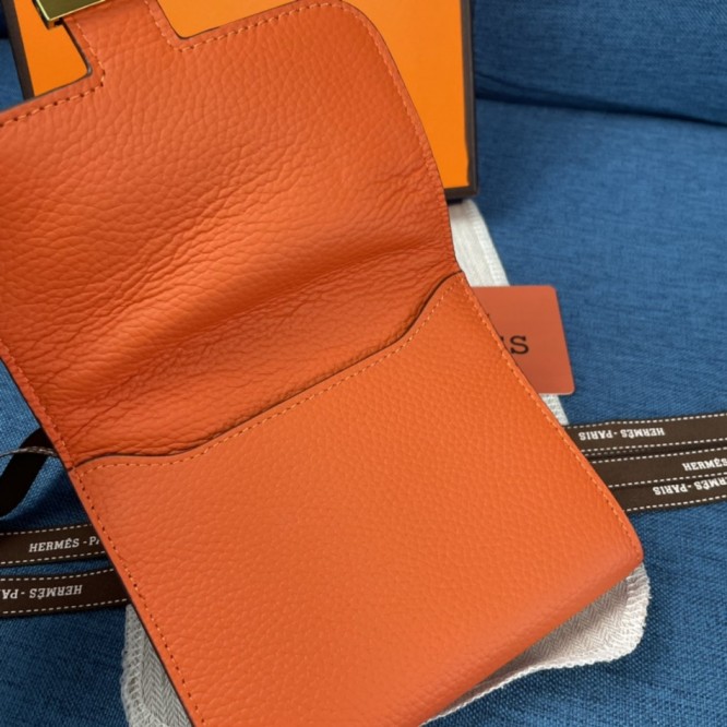 Hermes・レザー コンチネンタルウォレット 財布 折財布