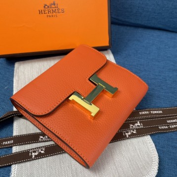 Hermes・レザー コンチネンタルウォレット 財布 折財布