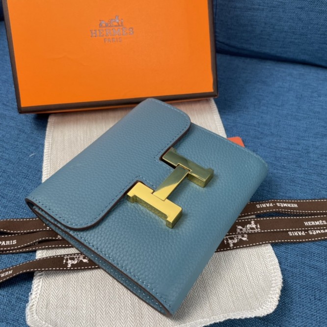 Hermes・レザー コンチネンタルウォレット 財布 折財布