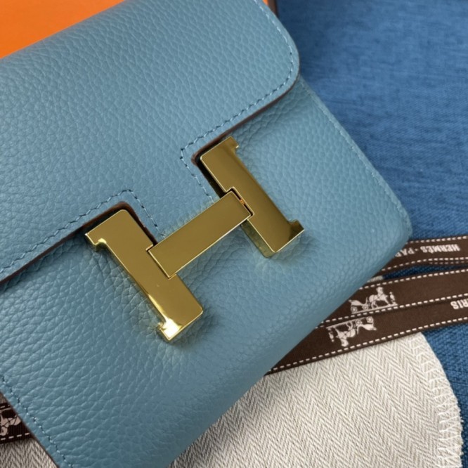 Hermes・レザー コンチネンタルウォレット 財布 折財布