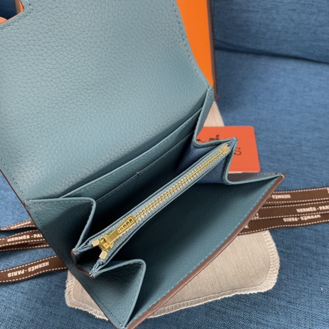 Hermes・レザー コンチネンタルウォレット 財布 折財布