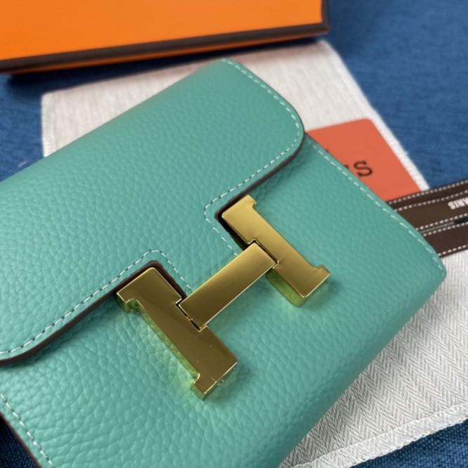 Hermes・レザー コンチネンタルウォレット 財布 折財布
