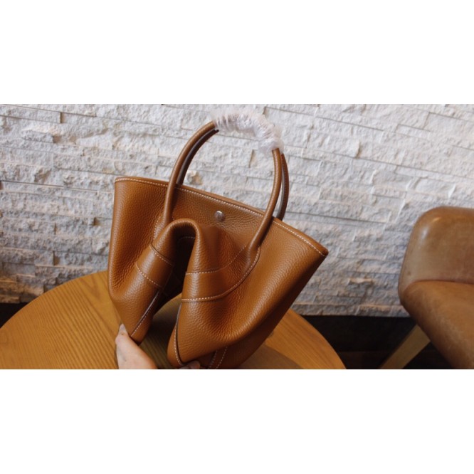 ★レア商品★HERMES エルメス Garden Party ガーデンパーティー 30 トートバッグ ブラウン H051568CK37