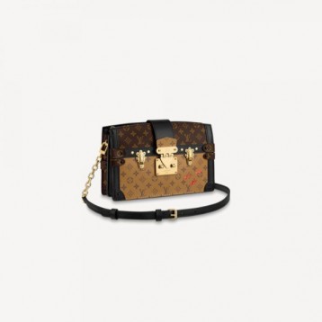 【直営購入】LOUIS VUITTON TRUNK CLUTCH トランククラッチ MONOGRAM REVERSE M43596