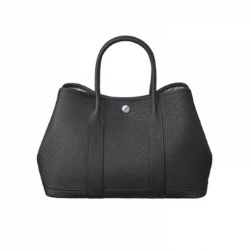 ★レア商品★HERMES エルメス Garden Party ガーデンパーティー 30 トートバッグ ブラック H051568CK89