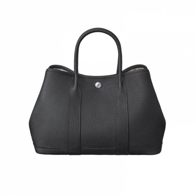 ★レア商品★HERMES エルメス Garden Party ガーデンパーティー 30 トートバッグ ブラック H051568CK89