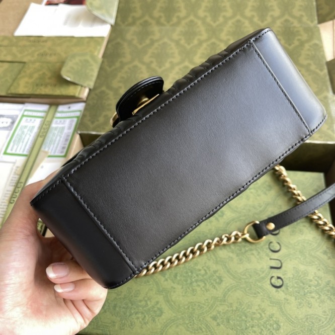 Gucci〔GGマーモント〕ミニ トップハンドルバッグ547260 