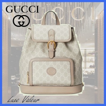 【GUCCI】インターロッキングG付き バックパック
