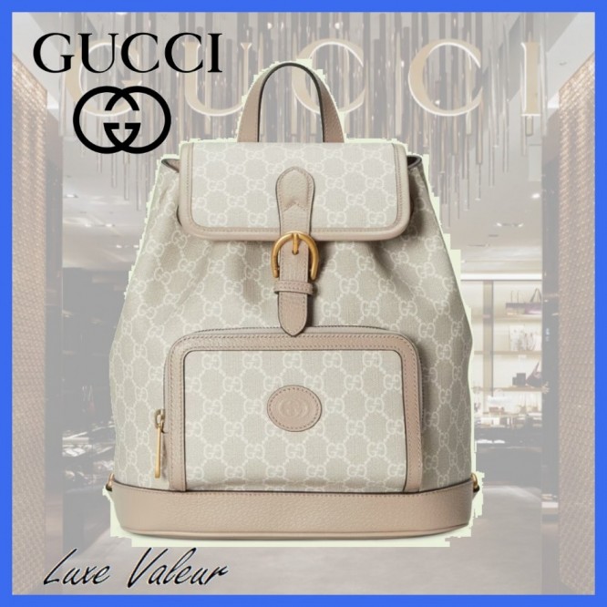 【GUCCI】インターロッキングG付き バックパック 【GUCCI】インターロッキングG付き バックパック