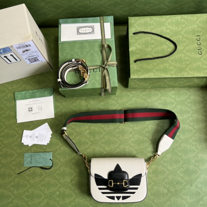 【GUCCI×adidas】ホースビット 1955 ミニバッグ 