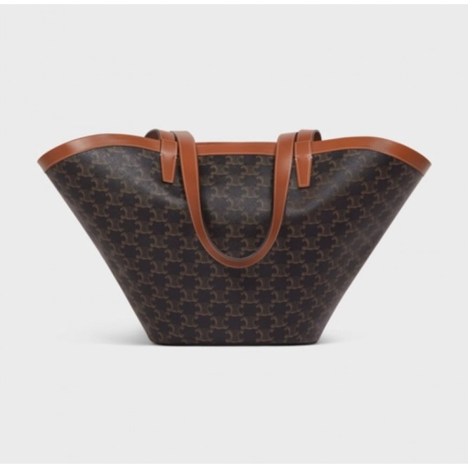 【CELINE】ミディアムバシネットバッグ トリオンフ ブラック