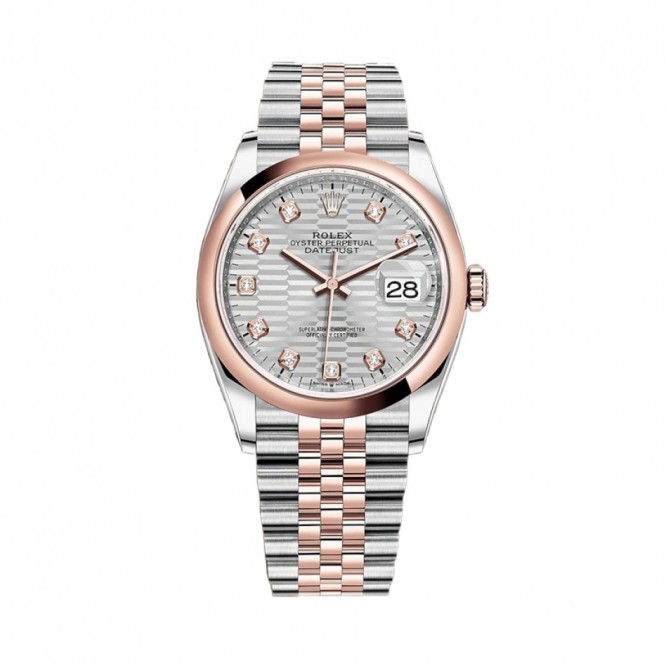 モデル オイスター、36 mm、オイスタースチール＆エバーローズゴールド126201