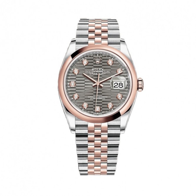 モデル オイスター、36 mm、オイスタースチール＆エバーローズゴールド126201