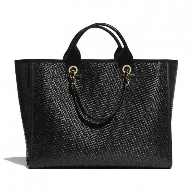 【CHANEL】バッグ 限定 直営 CC ロゴ トート ショルダー ドーヴィル