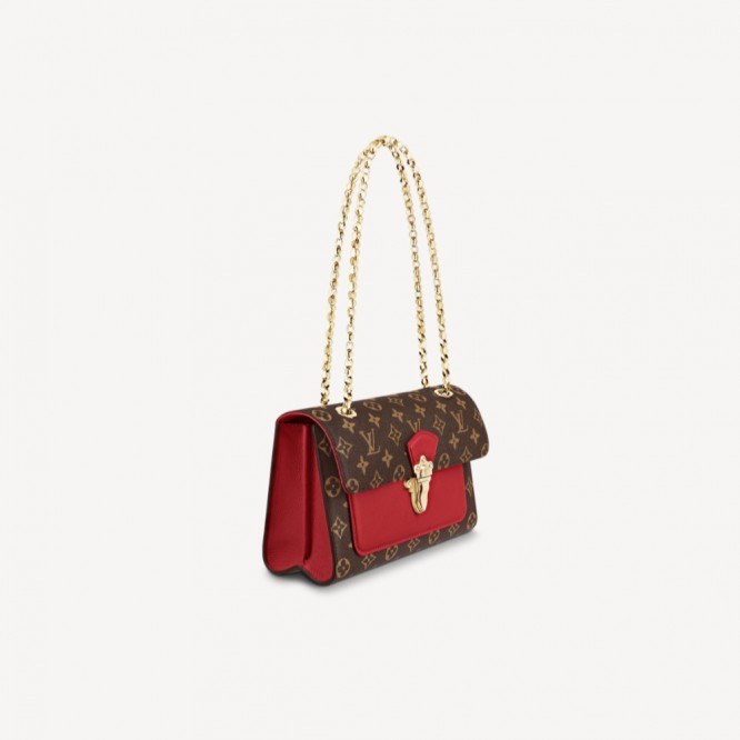 【最後の1点】LOUIS VUITTON VICTOIRE ヴィクトワール ウィメンズ チェーンバッグ スリーズ レッド M41731
