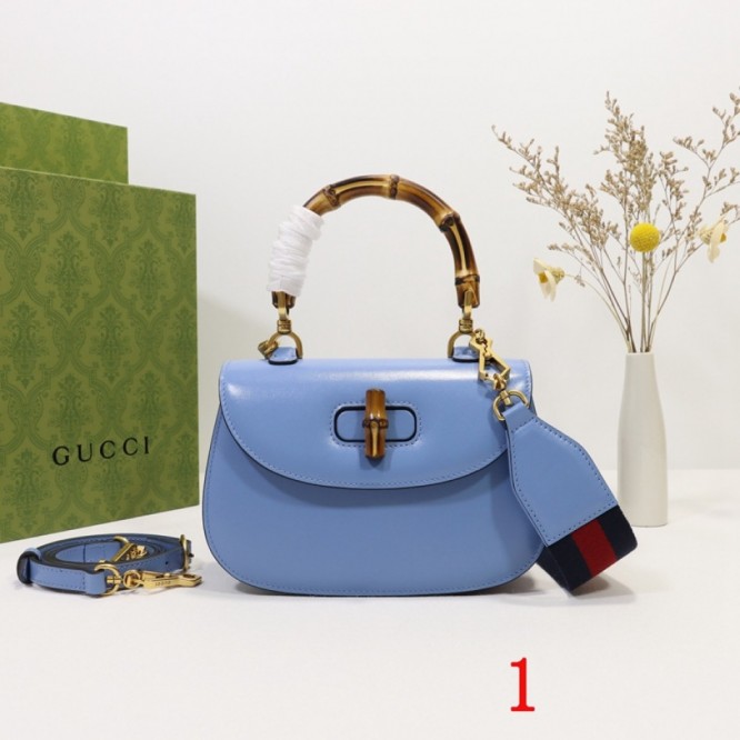 Gucci〔グッチ バンブー 1947〕 スモール トップハンドルバッグ ‎675797 