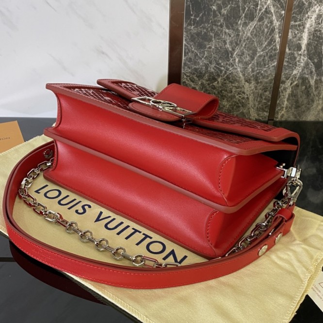 22SS★大人気★ Louis Vuitton ドーフィーヌ MINI ショルダー 赤M20359