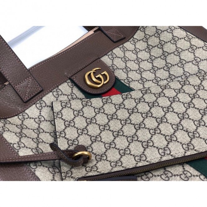 Gucci〔オフィディア〕ソフト GGスプリーム ラージ トートバッグ519335