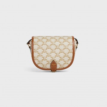 【CELINE】ファルコ ミディアム バッグ ベージュ