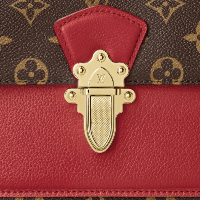 【最後の1点】LOUIS VUITTON VICTOIRE ヴィクトワール ウィメンズ チェーンバッグ スリーズ レッド M41731