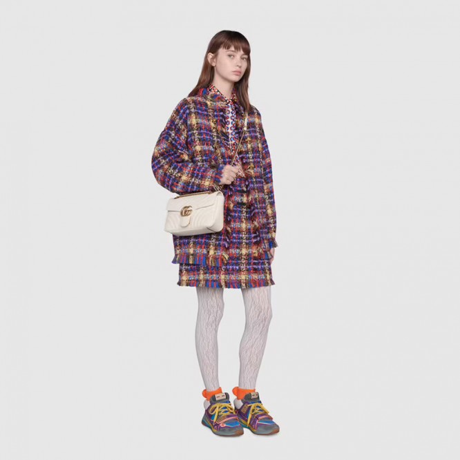 【芸能人愛用☆】GUCCI グッチ 〔GGマーモント〕キルティング スモール ショルダーバッグ 443497 DTDIT 9022