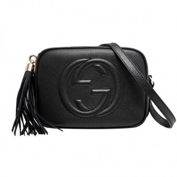 【直営店買付★】GUCCI 〔ソーホー〕レザー スモール ディスコバッグ 308364 A7M0G 1000