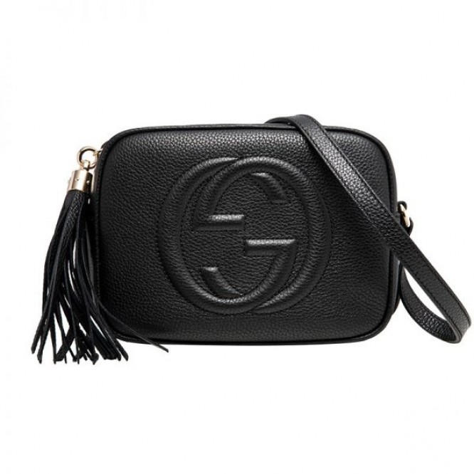 【直営店買付★】GUCCI 〔ソーホー〕レザー スモール ディスコバッグ 308364 A7M0G 1000