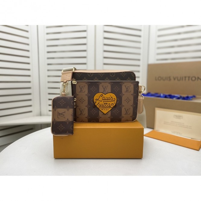 22SS【LV×NIGO】トリオ・メッセンジャーM45965