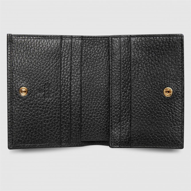 【直営店買付】GUCCI 〔GG マーモント〕 レザー カードケース コイン＆紙幣入れ付き 456126 CAO0G 1000