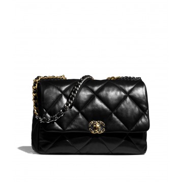 CHANEL 19 マキシ ハンドバッグ