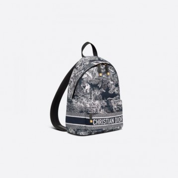 【新入荷バッグ】Dior ディオール DIORTRAVEL スモールバックパック トワル ドゥ ジュイ リバース テクニカルファブリック M6108UTEU_M928