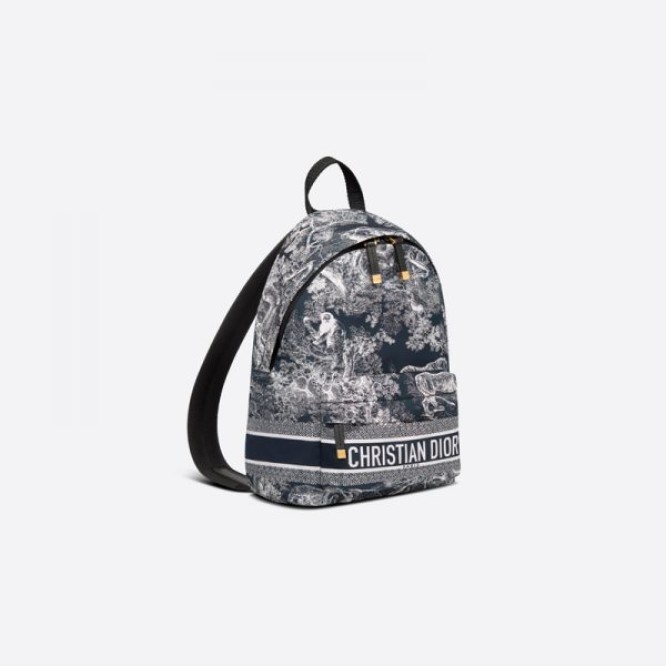 【新入荷バッグ】Dior ディオール DIORTRAVEL スモールバックパック トワル ドゥ ジュイ リバース テクニカルファブリック M6108UTEU_M928
