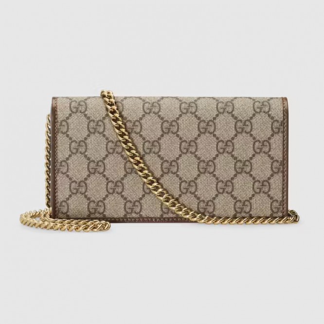 【セレブ愛用☆】GUCCI グッチ 〔グッチ ホースビット 1955〕チェーン付き ウォレット GGスプリーム 621892 92TCG 8563