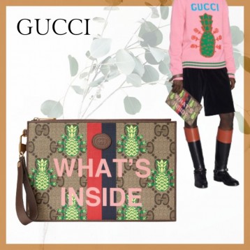 新作【GUCCI】グッチパイナップルケース673248