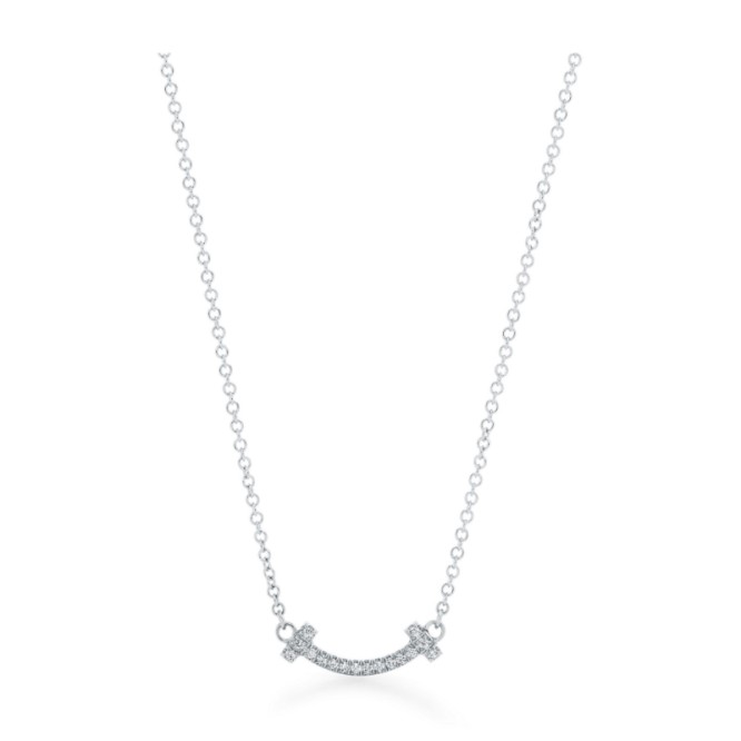 ★1129新品★Tiffany ティファニー T スマイル（ミニ） ペンダント 63821713