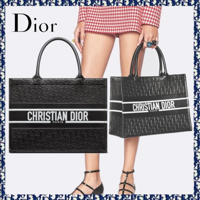 DIOR BOOK TOTE ミディアム Oblique エンボス