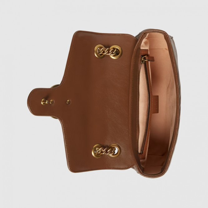 【芸能人愛用☆】GUCCI グッチ 〔GGマーモント〕キルティング スモール ショルダーバッグ ‎‎443497 0OLFT 2535