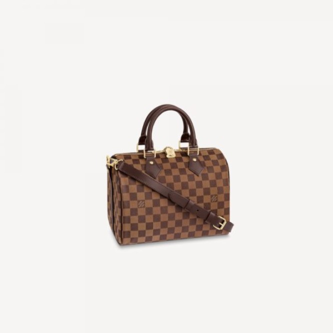 【最後の1点】LOUIS VUITTON SPEEDY 25 スピーディ・バンドリエール 25 ウィメンズ トートバッグ ショルダーバッグ ダミエ・エベヌ N41368