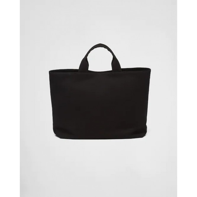 ☆大人気新作☆PRADA プラダ FROM THE RUNWAY キャンバス トートバッグ ブラック 2VG081_010_F0002_V_OLO