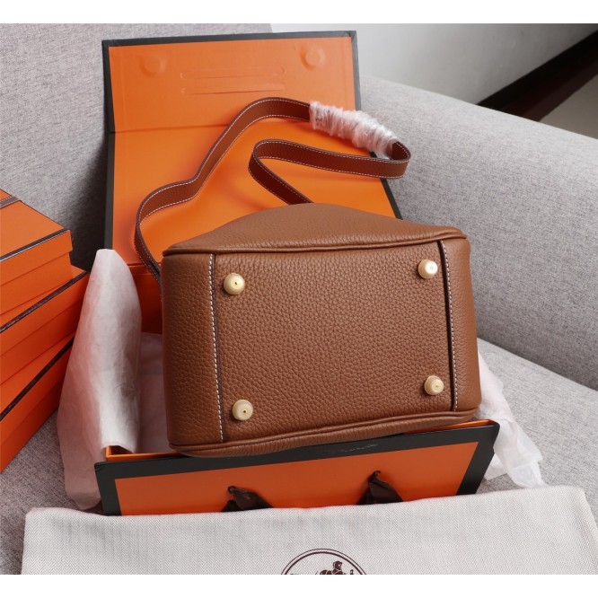 ★超入手困難★HERMES エルメス Lindy Mini リンディ ミニ ハンドバッグ ショルダーバッグ ブラウン H079086CK18-2