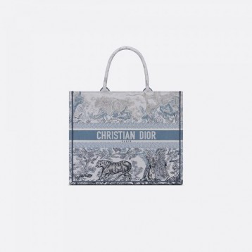 【世界中で大人気♪】Dior 2021 DIOR BOOK TOTE トワル ドゥ ジュイ エンブロイダリー M1286ZTQY_M928