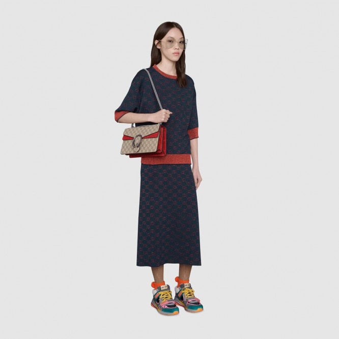 【GUCCI 】グッチ Dionysus ディオニュソス GG ショルダーバッグ レッド