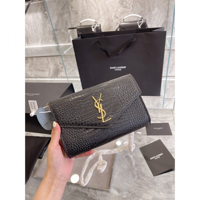YSL・レザー コンチネンタルウォレット 財布 折財布