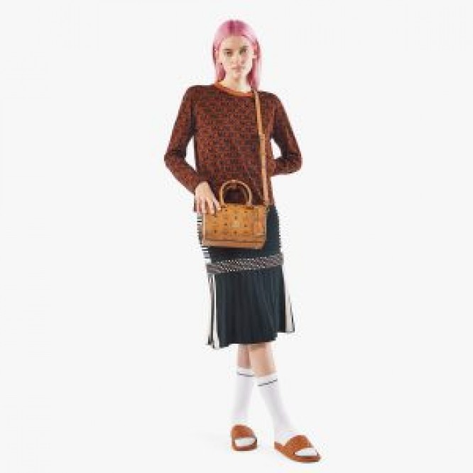 【世界中で大人気】MCM 〈エッセンシャル〉 ボストンバッグ ヴィセトス Essential Visetos Original ショルダーバッグ クロスボディバッグ MWB9SSE67CO001
