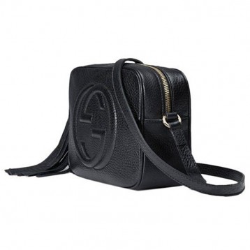 【直営店買付★】GUCCI 〔ソーホー〕レザー スモール ディスコバッグ 308364 A7M0G 1000 【直営店買付★】GUCCI 〔ソーホー〕レザー スモール ディスコバッグ 308364 A7M0G 1000
