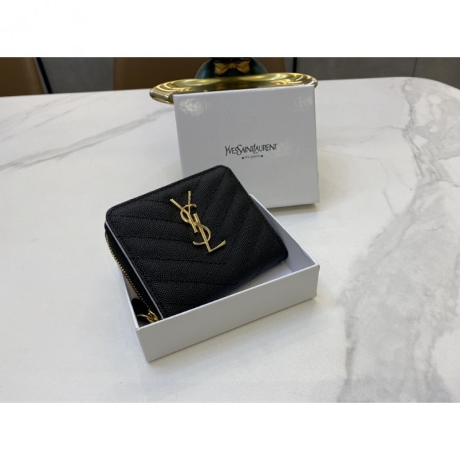 YSL・レザー コンチネンタルウォレット 財布 折財布