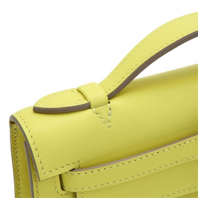 【0111更新】HERMES エルメス Kelly ケリー エプソン イエロー シルバー金具 MiniKelly ミニケリー 19cm/20cm/25cm