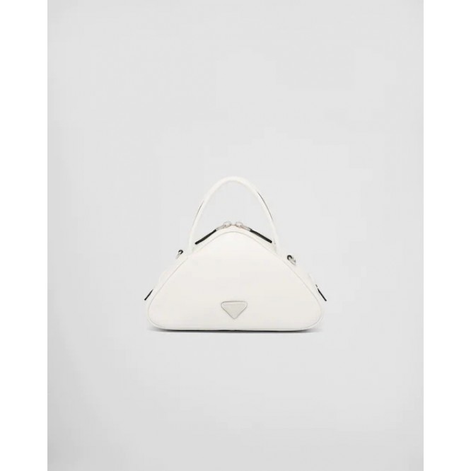 ☆大人気新作☆PRADA プラダ ホワイト レザー トップハンドルバッグ 1BB082_2BYA_F0009_V_NEO